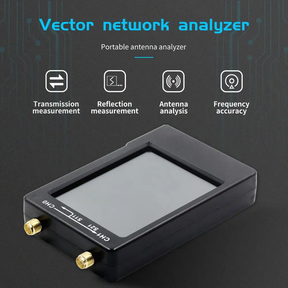 Новый NanoVNA-H 50 кГц ~ 1 5 ГГц VNA 2 8 дюймов LCDHF VHF UHF UV Векторный анализатор сети антенный