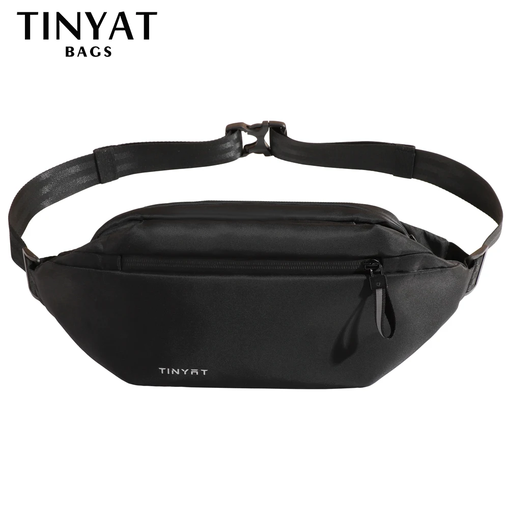

TINYAT 2021 New Multifunction Waist Bag for Men Anti-theft Belt Bags Male Waterproof Outside Chest Bag Pack Shoulder New Design