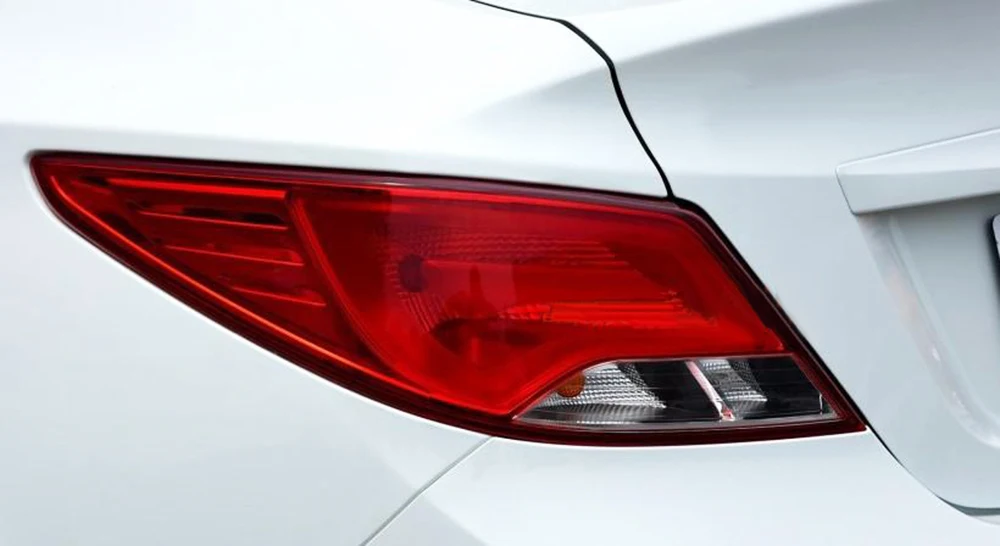 Passenger Side Для hyundai Verna комплект для освещения автомобиля Авто задний фонарь Поворотная сигнальная Тормозная лампа Предупреждение ющий бампер свет - Цвет: Passenger Side