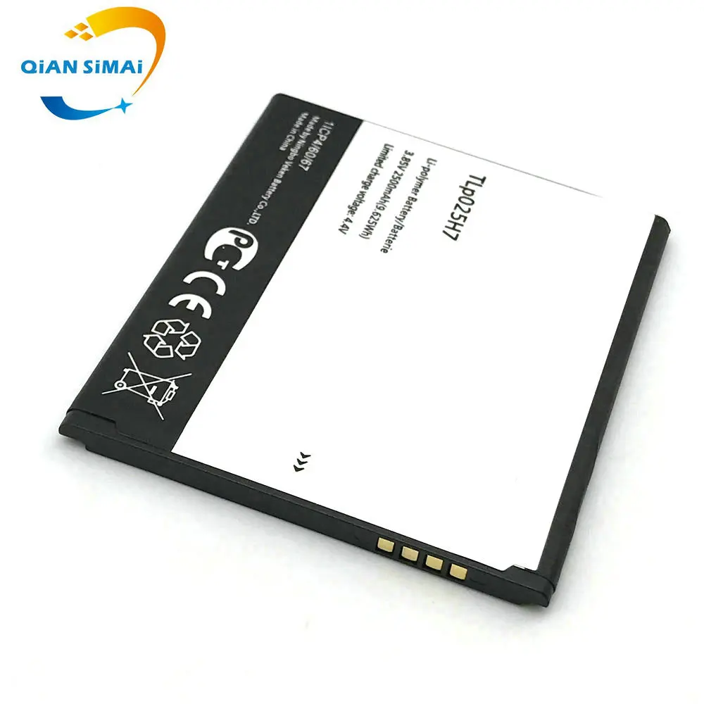 Новый аккумулятор 2500 мАч TLP025H7 для ALCATEL one touch TLp025H1 мобильный телефон | Мобильные