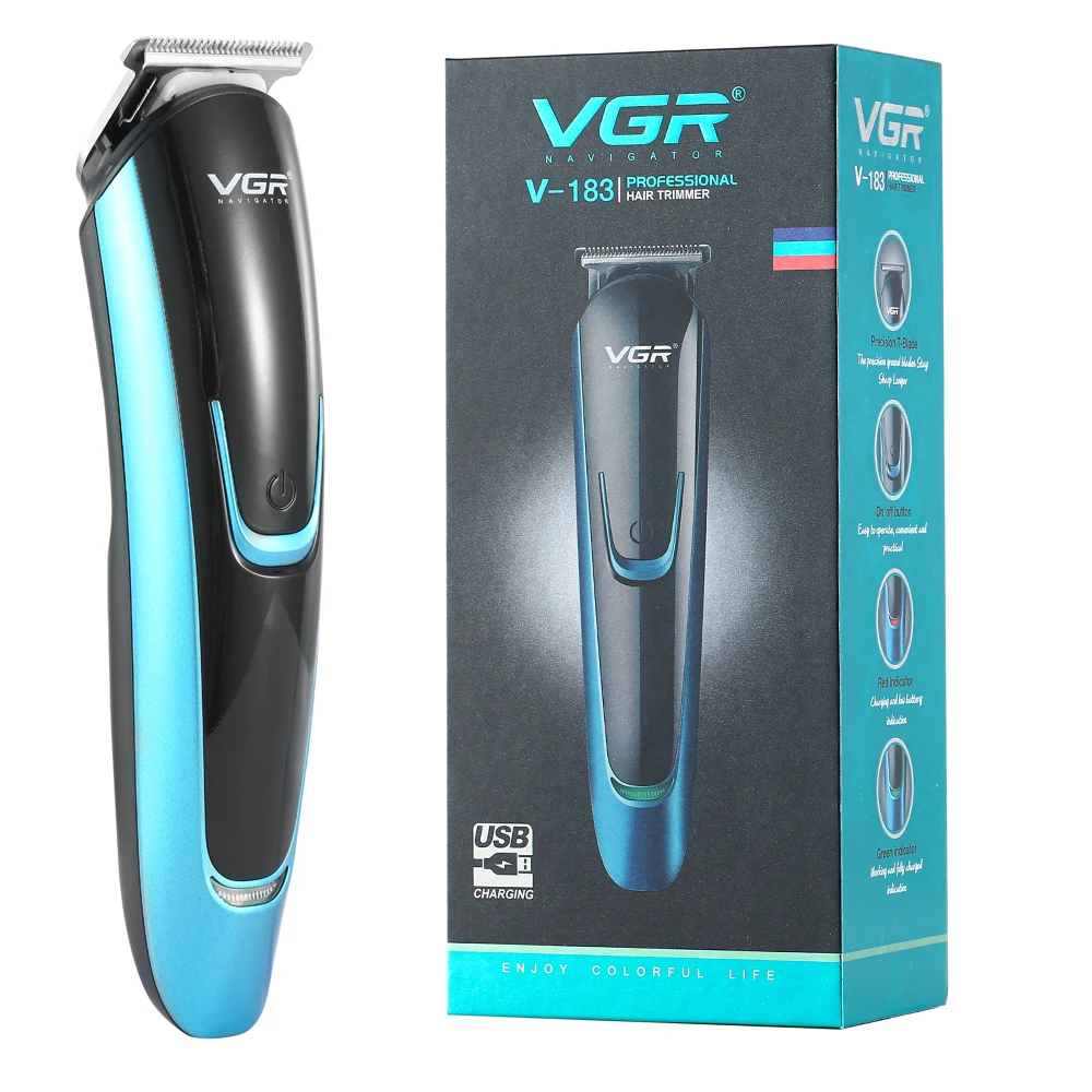

VGR электрическая машинка для стрижки волос, перезаряжаемая бритва, мужской триммер для бороды, бритва, машинка для стрижки волос, мужской тр...