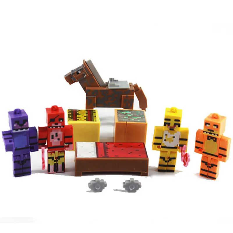 4 шт./лот пять ночей с принтом &quotКошмар медведь лисица Бонни и Чика оружием