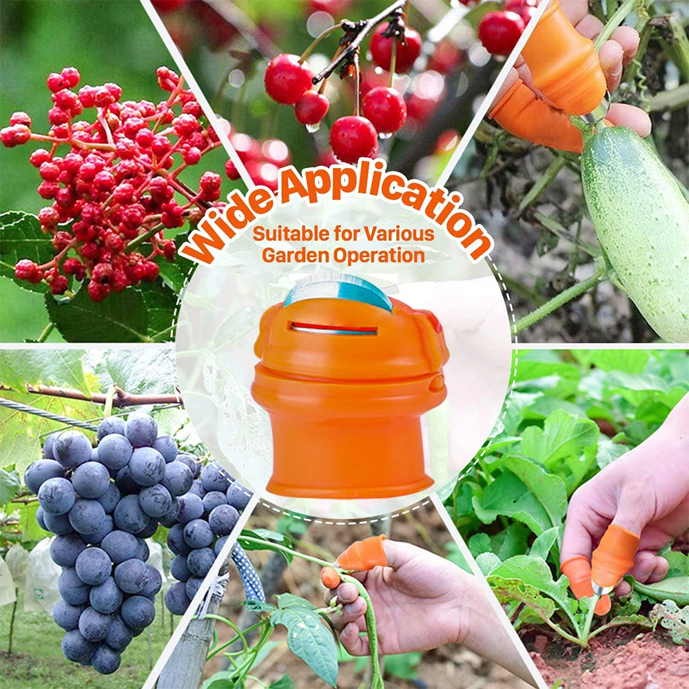 Силиконовый нож для большого пальца защитный извлечения овощей ножницы растений