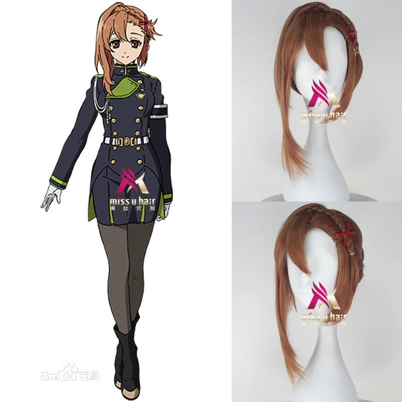 Новый Хэллоуин Серафим конца Sayuri Hana парик косплей костюм Owari no Seraph мужчины
