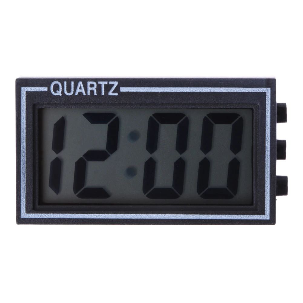 Компактные автомобильные часы удобные прочные самоклеящиеся для авто грузовика