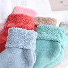 Шерстяные толстые бархатные зимние теплые детские для новорожденных От 0 до 7 лет Детские носки для мальчиков зимние носки для малышей