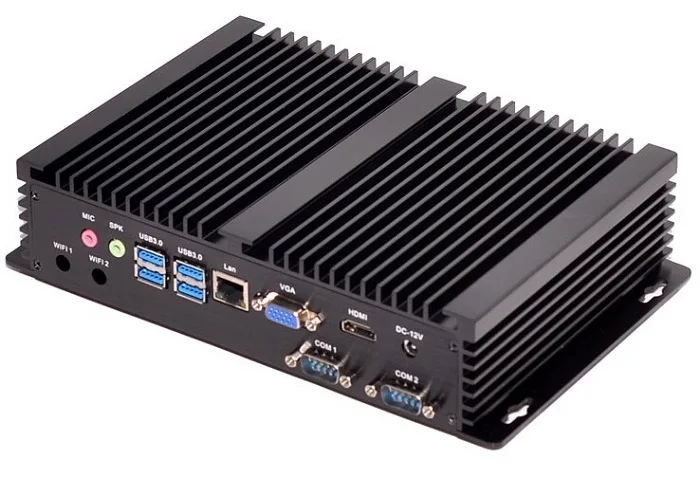 Core i7 5500U i5 4200U i3 5005U barebone Мини ПК i5 все совместимые minipc windows промышленный безвентиляторный дизайн ПК Мини Размер
