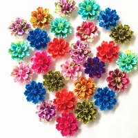 100pcs 1213mm mix resin flowers decorations crafts flatback cabochon embellishments for scrapbooking diy accessories
