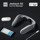 Jeeback шейный массажер G2 TENS, импульсный массажер для спины и шеи, Mijia, управление через приложение, горячий компресс для облегчения боли в шее, 42 градусов