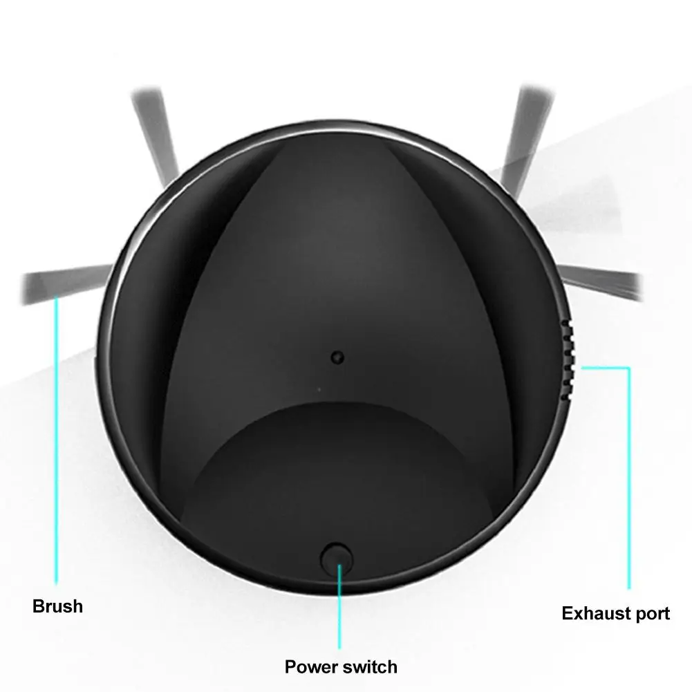 

Home 3 in 1 Smart Automatic 1800Pa Vacuum Cleaner Floor Cleaning Robot Sweeper for Pet hair Anti Collision
