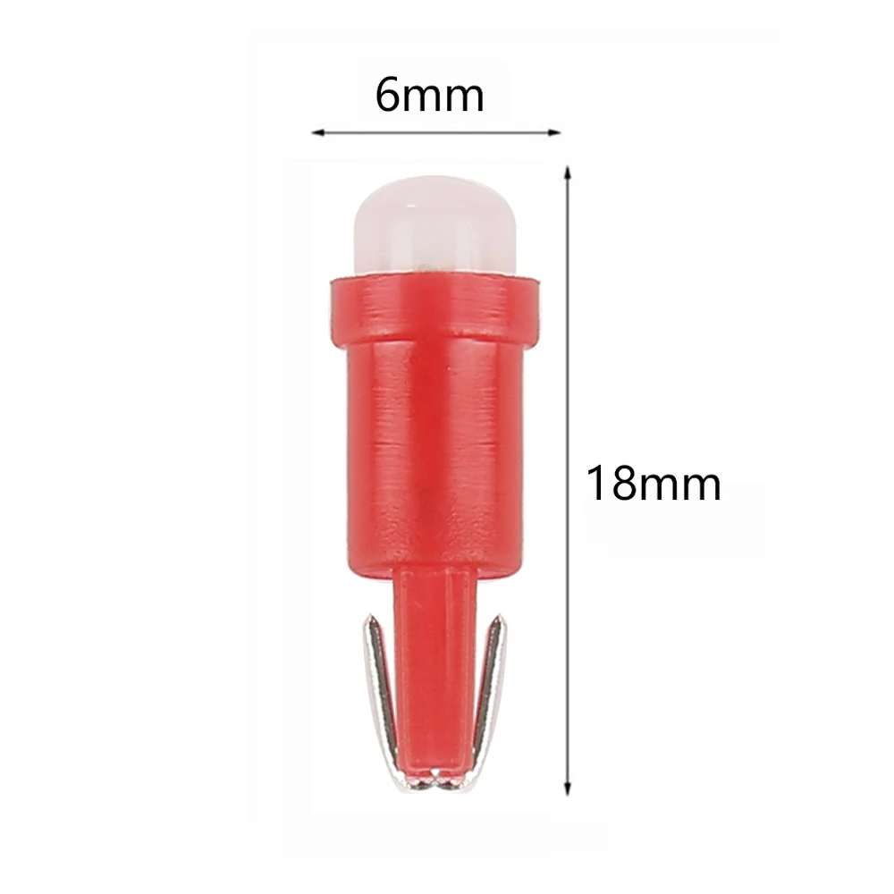 Автомобильный светодиодный фонарь T5 17 37 73 74 W2 X 4.6d COB 1 SMD DC 12 В автомобильная панель