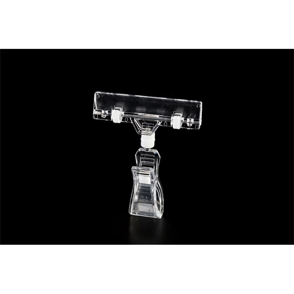 

Pop Name Ticket Rotating Bread Price Holder Stand Up Clip