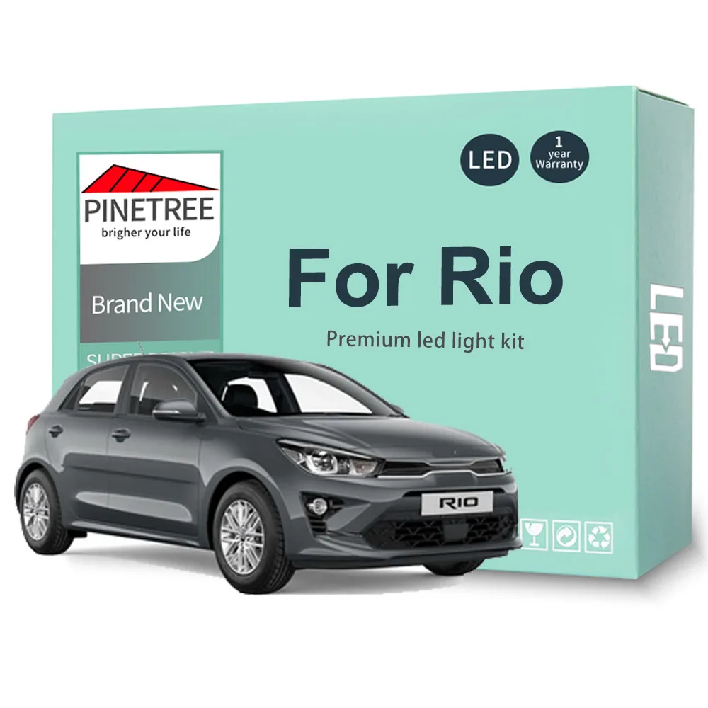 Комплект светодиодных ламп для салона Kia Rio 2001-2015 2016 2017 2018 2019 2020 | Автомобили и