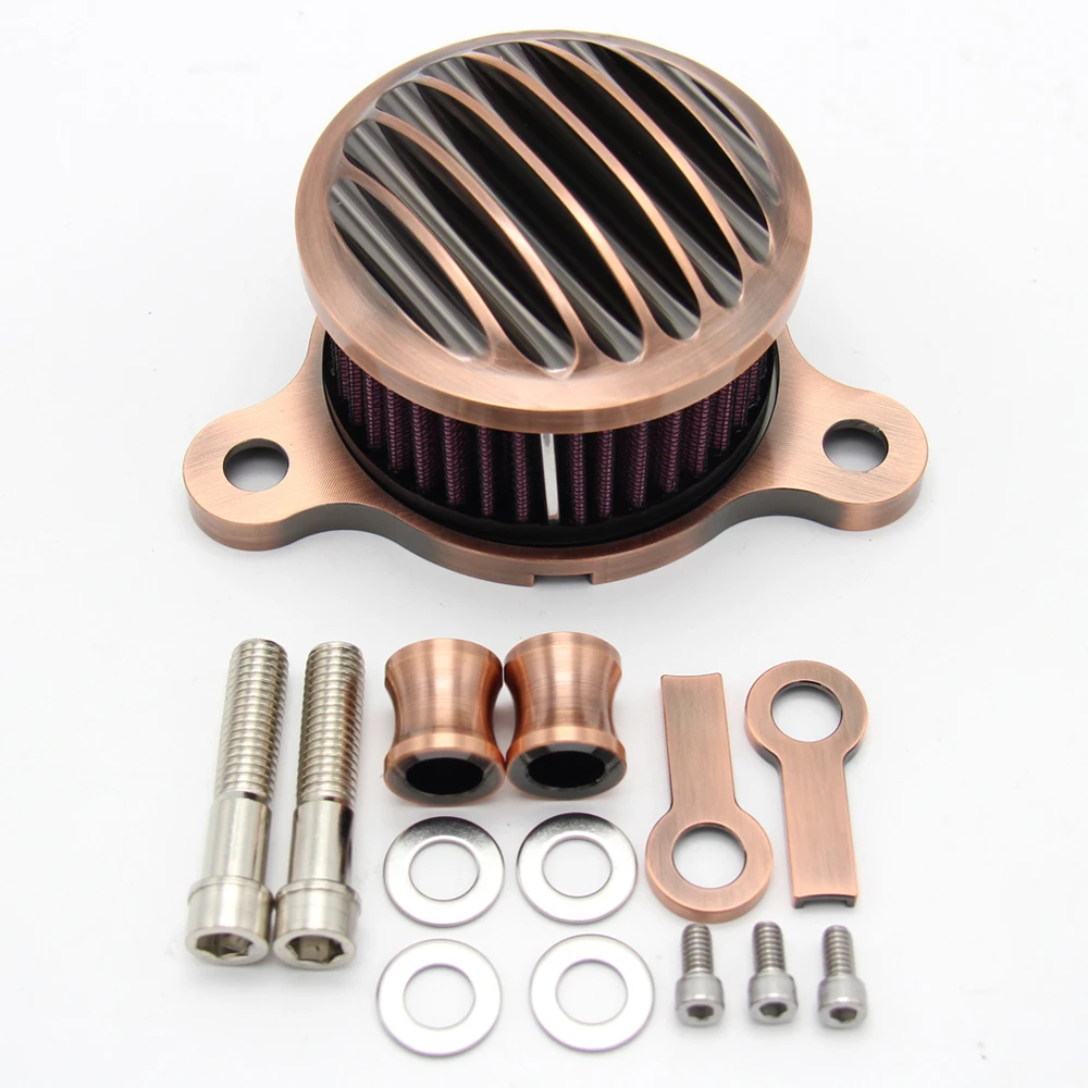 Подходит для Harley Sportster XL883 XL1200 1991 1992 1993-2016 2015 CNC бронзовый воздушный фильтр