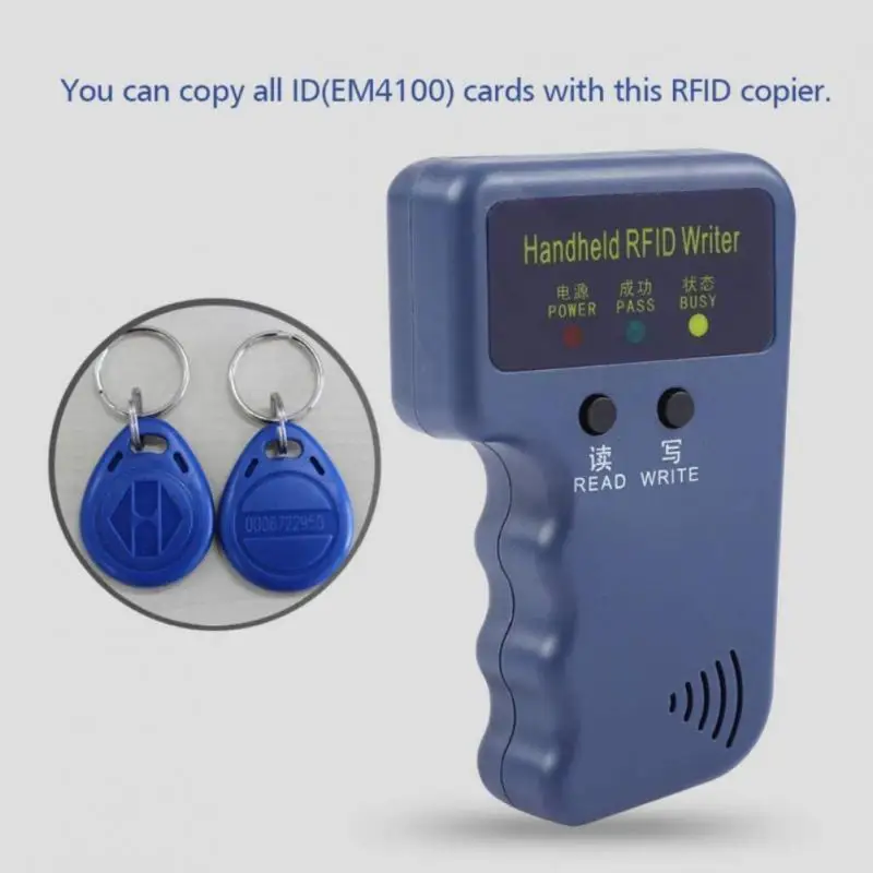 

125KHz RFID Programmer Duplicator Copier Writer Reader Writer ID Card Cloner & Key Access Card Replicator Smart Key Copier