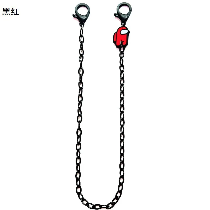 

New 2021 Space Werewolf Cartoon Candy Color Mask and Eyeglass Chain Anti-lost Anti-Left Lanyard 58cm Anime Chains