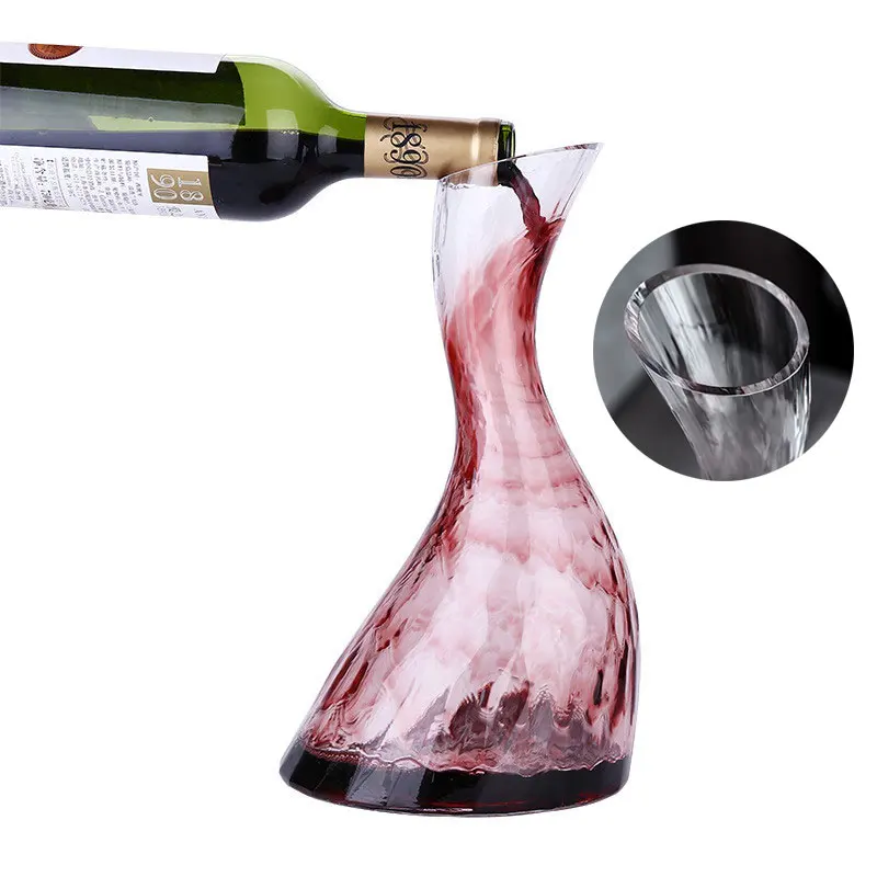 Большой Графин для вина 1300 мл красное вино коньяк шампань бокалы бутылка