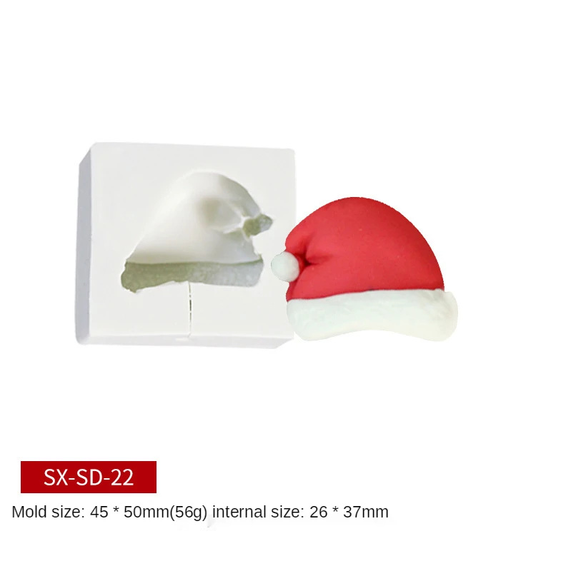 

Silicone Mold Cake Christmas Cheese Stick Decoration Mold Snowman DIY 3D Cake Sugar Baking Mold Baking Tools For Cakes Tools