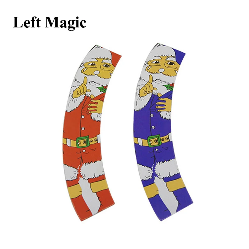 

Santa Claus Card Can Become Bigger And Smaller Magic Tricks Close Up Stage Props Illusion Magician Magie Professional Easy To Do