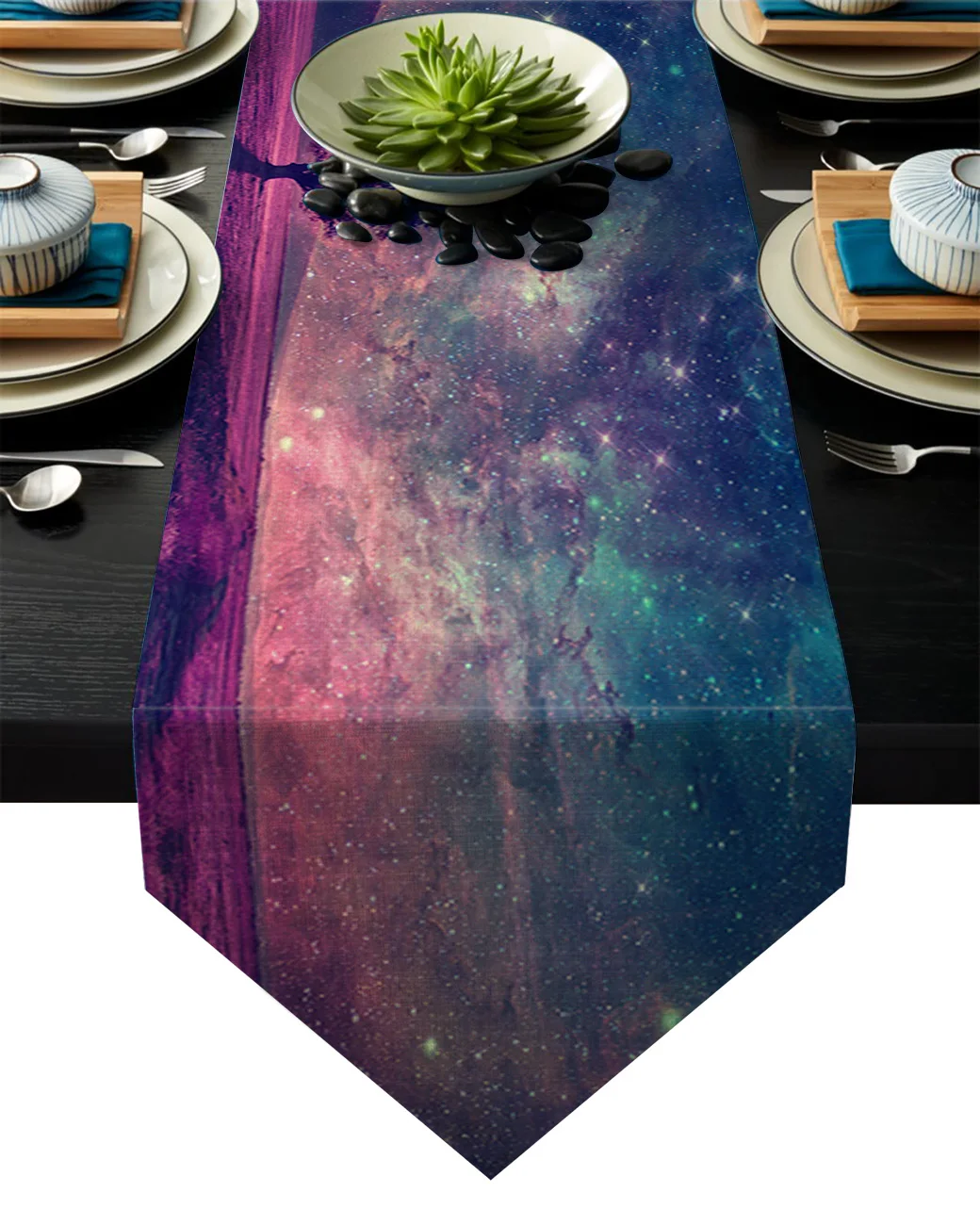 Настольные бегуны современные фантастические пейзажи небо Луна пространство