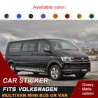 Автомобильные аксессуары, 2 шт., виниловые нашивки на боковые двери, гоночные, классные наклейки на автомобиль, для vw multivan mini bus или van