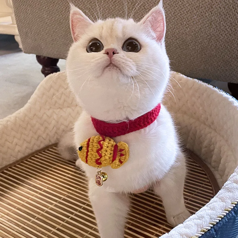 Hoopet Аксессуары для кошек шерстяные колокольчики Рождественский ошейник