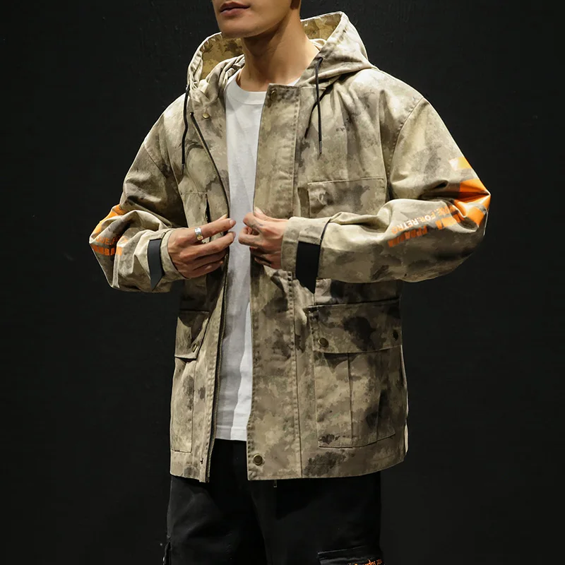 VODOF одежда осенняя мужская Военная камуфляжная хлопковая куртка армейская