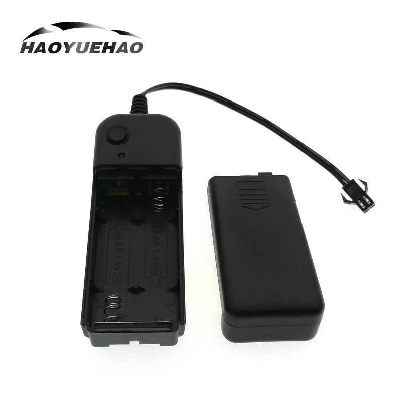 Haoyuehao 2 шт./компл. светодиодный светильник с EL тросом питание от аккумулятора 1 м 3 4