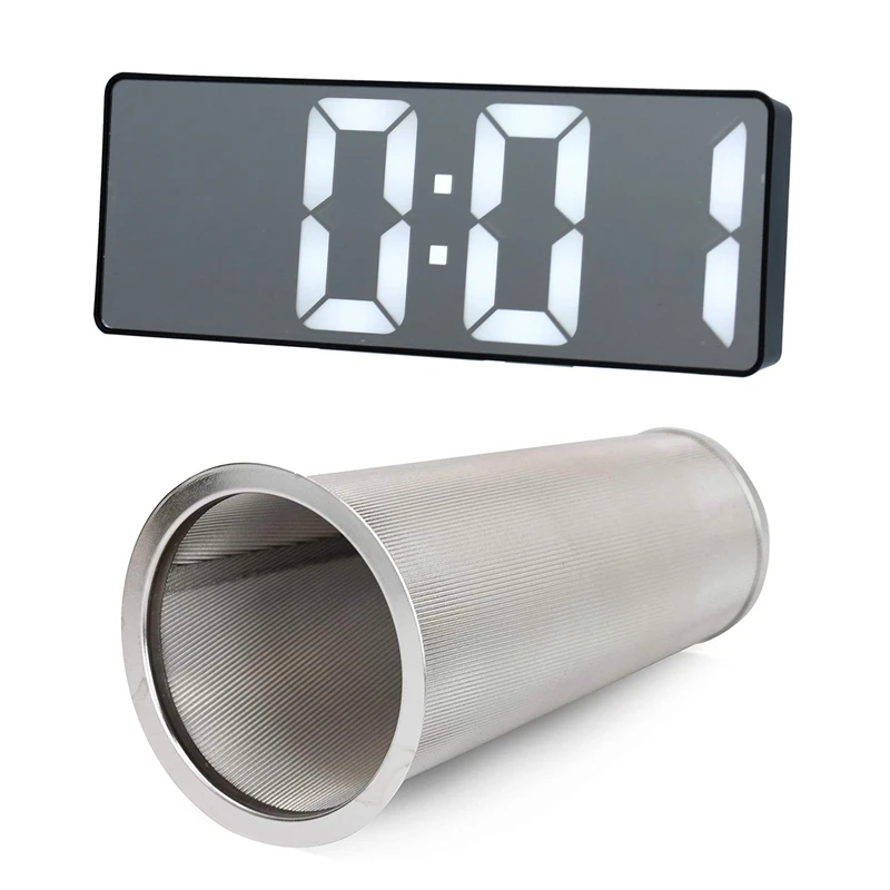 Multifunctional Led Clock With Cold Coffee Maker Coffee Filters For Wide Mouth Mason Jar