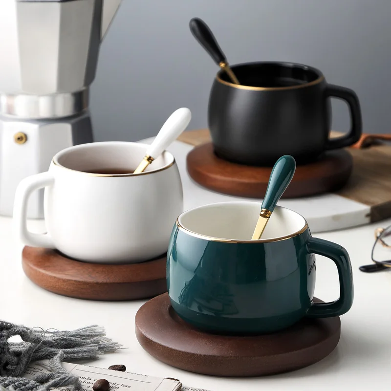 Travel Personalized Coffee Mugs Creative Bone China Home Gardon Mug Ceramic Tazas Desayuno Kitchen Supplies QOO50MK | Дом и сад