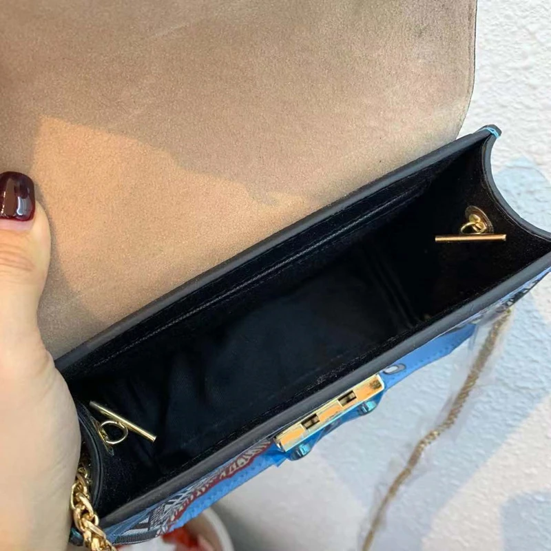

Luxury Brand Famous Designer Flap Bags Super Many Patterns Print Handbags Women Chain Shoulder Messenger Bags Factory Wholesale