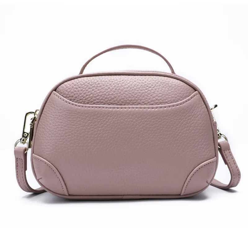 Модные маленькие женские сумки-мессенджеры из натуральной кожи повседневные