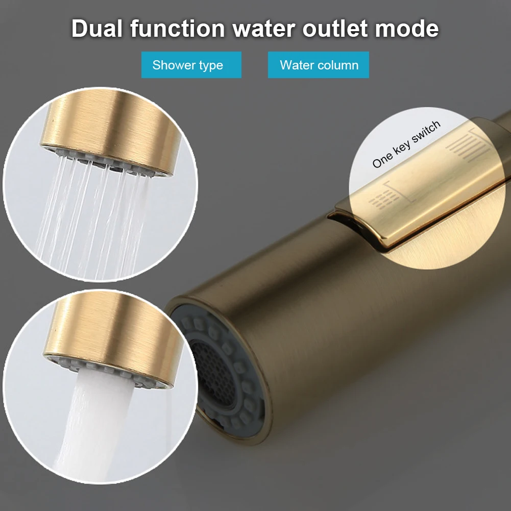 

Smart Kitchen Sink Faucet Pull Out Brushed Nickle Sensor Stainless Steel Black Smart Induction Mixed Tap Touch Control Sink Tap