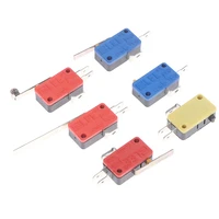 5pcs micro switch 3pin terminal microswitch with short lever happ style joystick