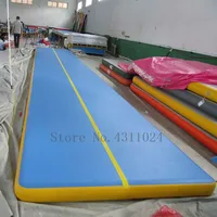 Free Shipping Free Pump Infatable Gymnastics 5m Top Quality Drop Stitch Material Air Track Mat For Training Home Use Air Floor