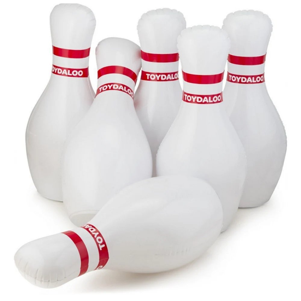 2021 New Novelty Place Giant Inflatable Bowling Set for Kids Outdoor Lawn Yard Game Ball 24 inch tall pins 16 inch wide ball