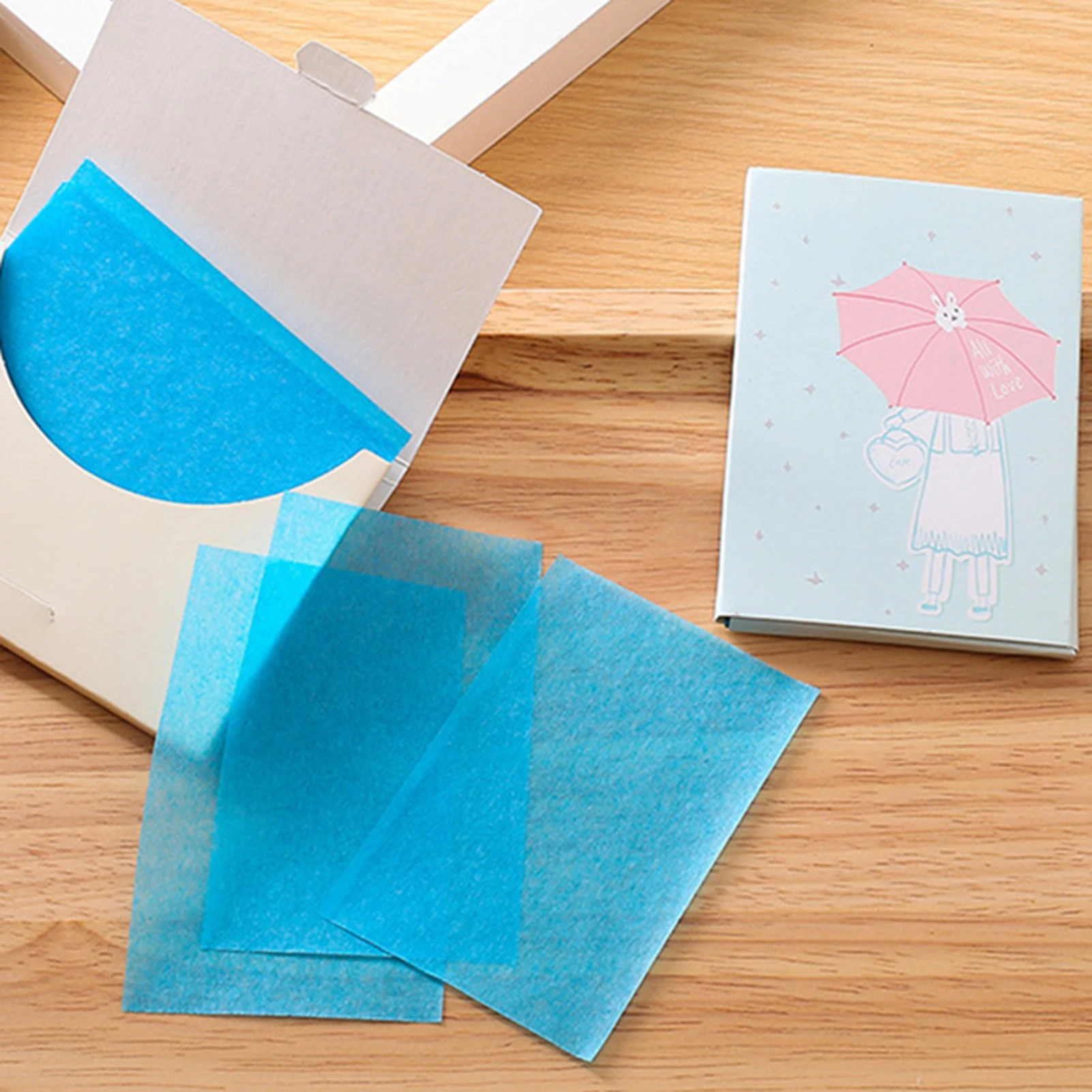 50 шт. для удаления макияжа с лица Бумага прекрасный прозрачный Прекрасный