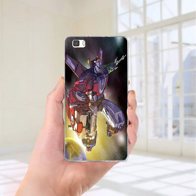 Voltrons Legendary Defender Мягкий ТПУ Прозрачный мобильный телефон чехол для Huawei P8 P9 P10 P20 P30