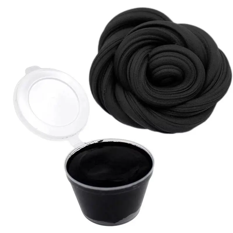 Black 30 г Полимерная глина Пластилин амулеты для Slimes DIY пушистый мягкий хлопок Lizuns грязь с коробкой клей мягкий слизи детские игрушки набор - Цвет: Black
