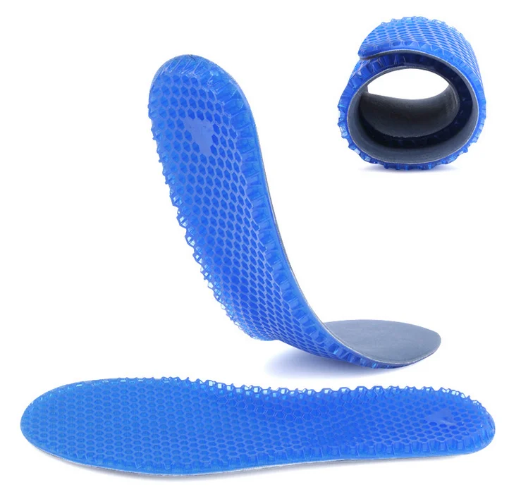 

Силиконовые гелевые стельки, уход за ногами, стельки для подводного фасциита, спортивные, амортизирующие, для массажа стоп, 2 шт.