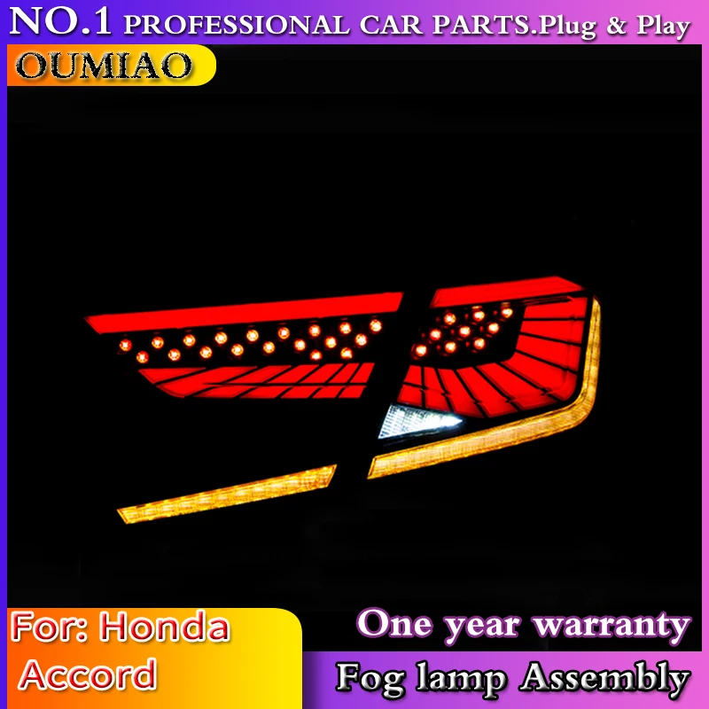 

car accessories for Honda Accord 2018 2019 taillights TAIL Lights All LED Honda Accord taillight Rear Lamp dynamic turn signal