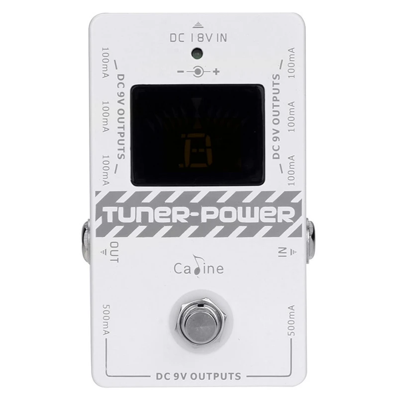 Тюнер Caline Cp-09 2-в-1 и блок питания True Bypass для постоянного тока 9 В педаль эффектов