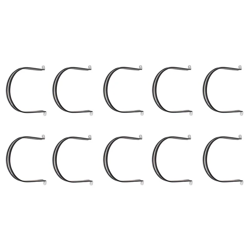 

10Pack Clamp,Stainless Steel Cable Clamp,Pipe Clamp,Tube Clamp,Metal Clamp,Rubber Cushioned Insulated Clamp,Tube Holder for Tube