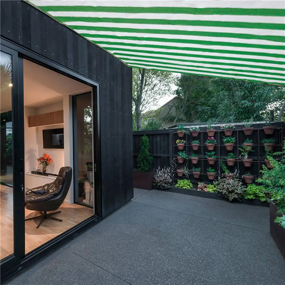 Полосатый балкон конфиденциальности Экранирование Открытый Кемпинг затеняющих