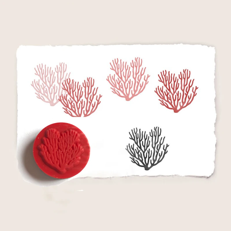 

MEET HUANG Coral decoration stamp cling rubber stamps for scrapbooking stationery DIY craft standard stamp