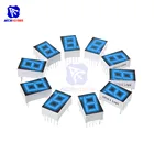 5 шт.лот, 0,56 дюйма, 7-сегментный синий светодиодный цифровой дисплей, общий анод, светодиодная цифровая трубка красного цвета для бытовой техники, автомобильные аксессуары