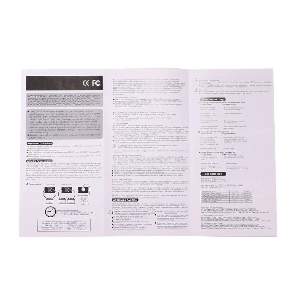 Инвертор солнечной энергии 5000 Вт преобразователь напряжения трансформатор 4 USB