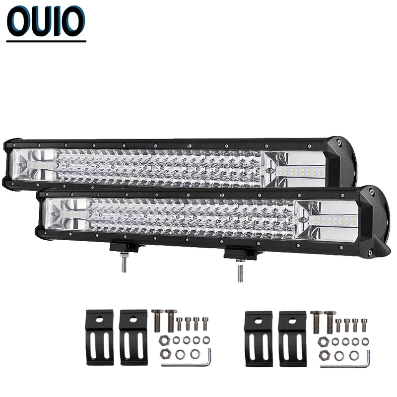 648 Вт 22 дюймов светодиодный рабочий светильник баров комбо 4x4 внедорожный бар для