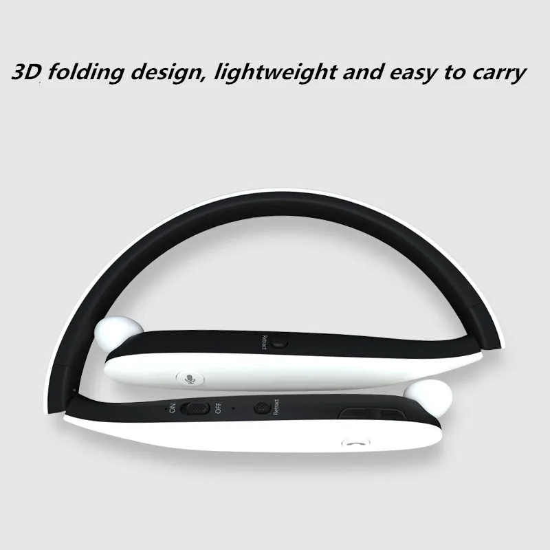 Спортивные наушники Hands Free Neckband беспроводные Extra Bass для бега Спортивная bluetooth