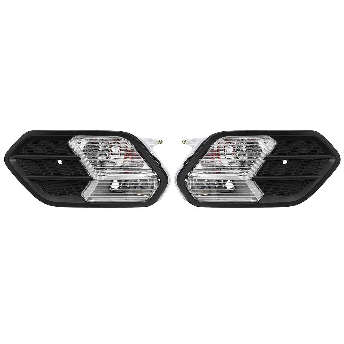 

Left/Right Car Front Fog Light Cover Lamp Cover and Fog Light Lamp For Ford Escape Kuga 2017-2018